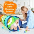 Wilwolfer Kids Play Tunnel Tent for 3/4/5/6 Years Toddlers with Mesh Window Indoor Outdoor Baby Toys