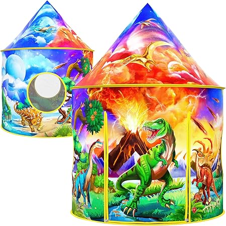 tent dinosaur Wilwolfer Dinosaur Tent for Kids: Dinosaur Toys for Kids-Outdoor Toys – wilwolfer