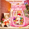 Wilwolfer Baby Ball Pit Toys for 1-3 Years Toddlers Kids Play Tent with 50 Balls Birthday Gift Indoor Outdoor