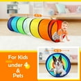 Wilwolfer Kids Play Tunnel Tent for 3/4/5/6 Years Toddlers with Mesh Window Indoor Outdoor Baby Toys
