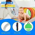 Wilwolfer Kids Play Tunnel Tent for 3/4/5/6 Years Toddlers with Mesh Window Indoor Outdoor Baby Toys