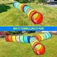Wilwolfer Kids Play Tunnel Tent for 3/4/5/6 Years Toddlers with Mesh Window Indoor Outdoor Baby Toys