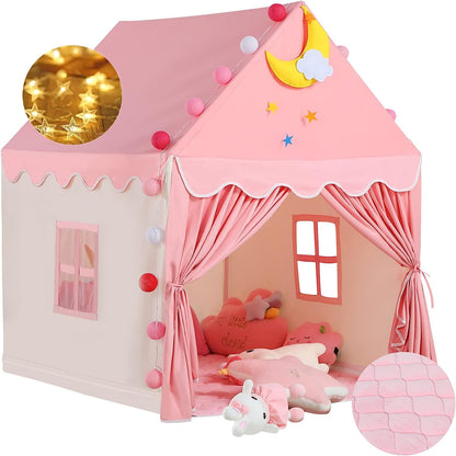 toy tent Wilwolfer Kid Tent with Padded Mat, Star Lights