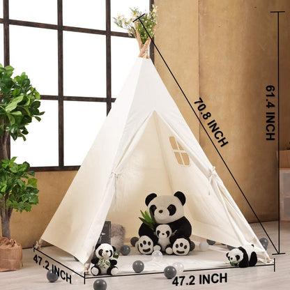 Kids Teepee Play Tent for Child with Carry Case